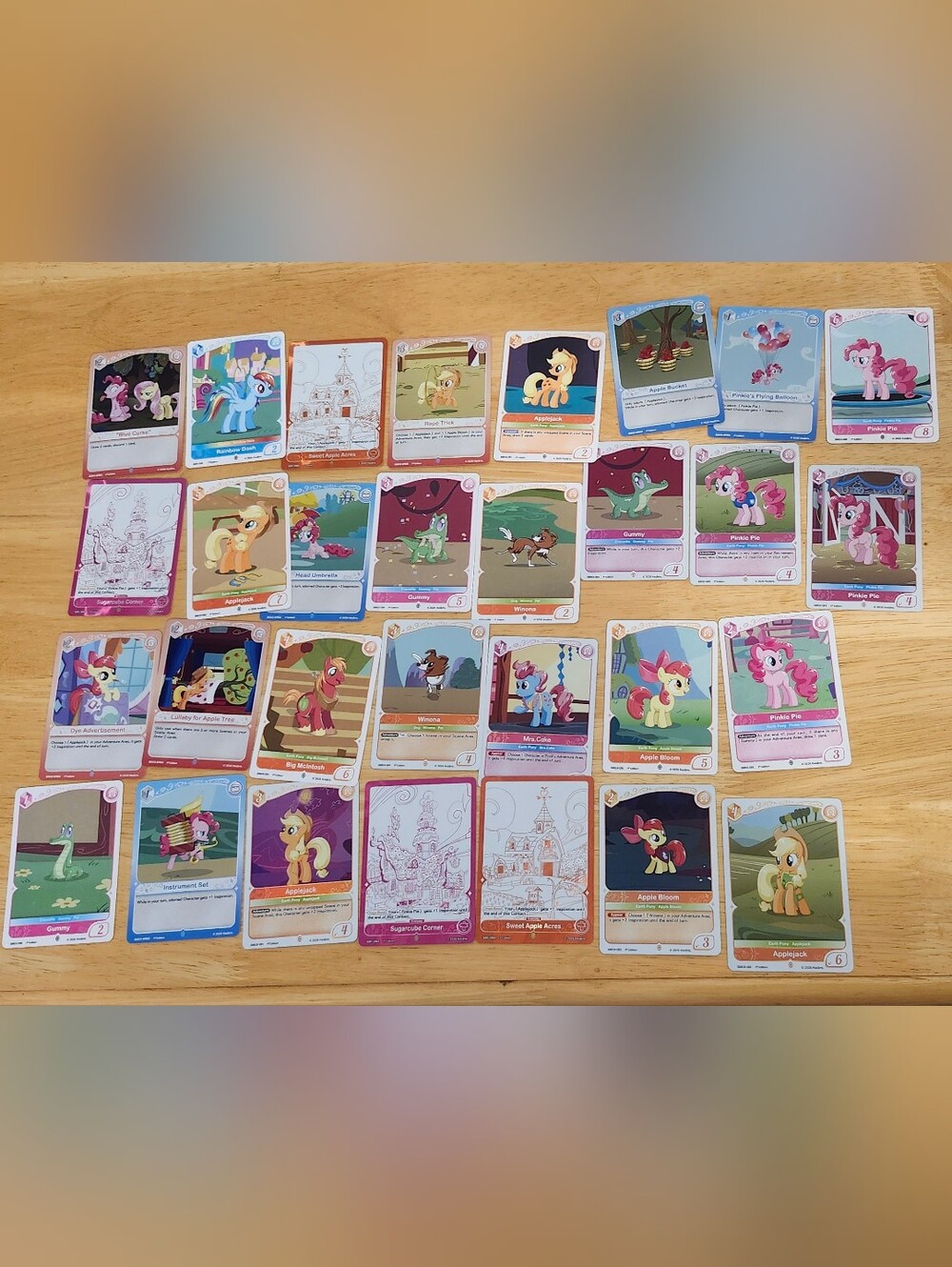 My Little Pony Kayou Trading Card Game - Lot Of 30 Cards